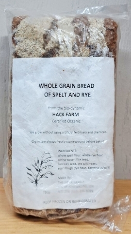 Bread Spelt & Rye - Frozen (Hack Farm)